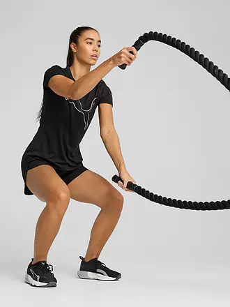 PUMA | Camiseta de fitness para mujer Essential Heather Logo |